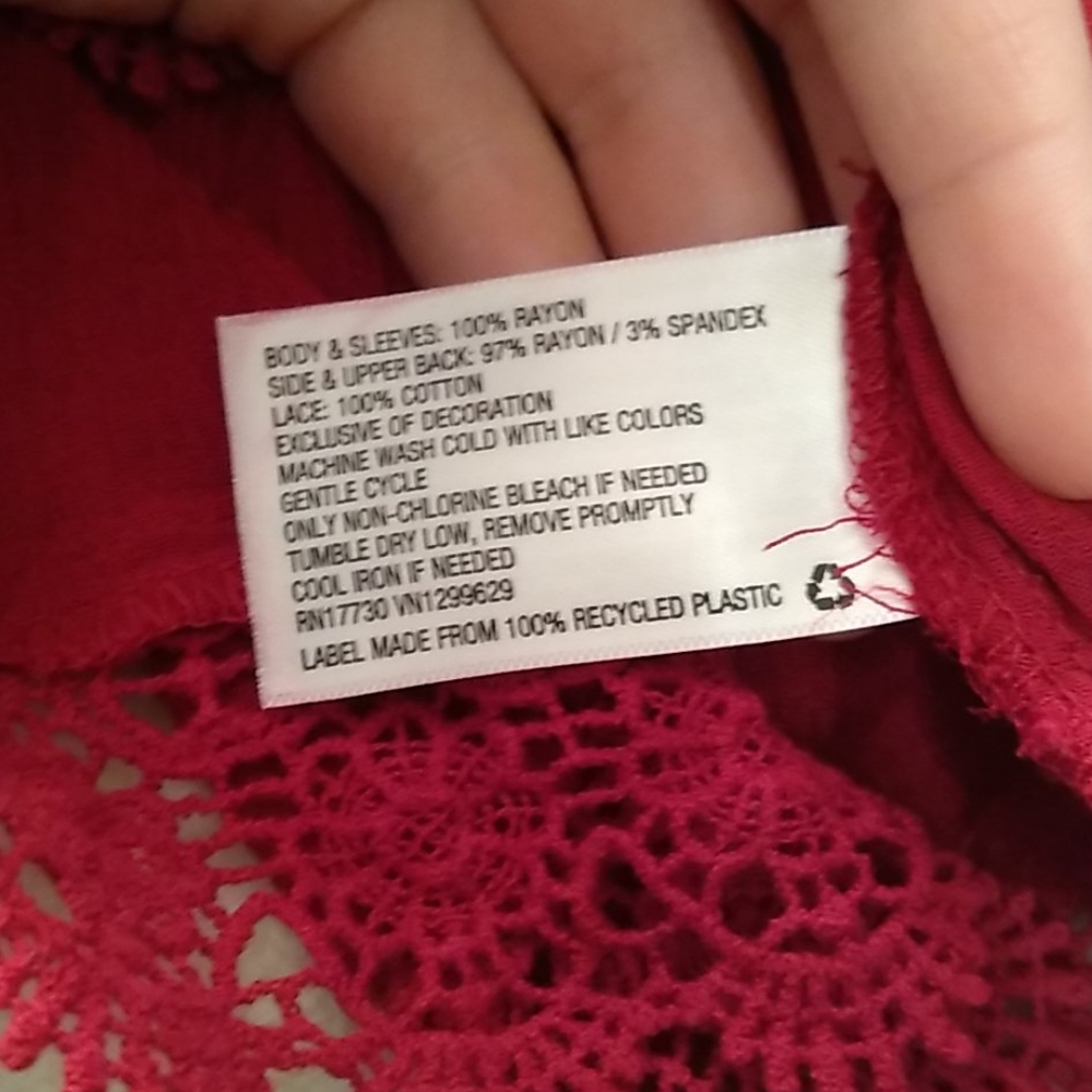 Red blouse M - Picture 5 of 5